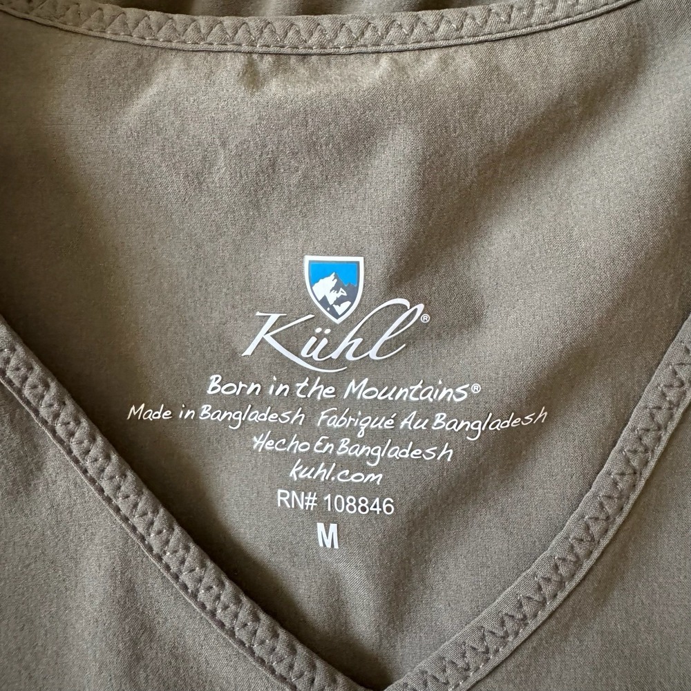 Kuhl Vantage Athletic Dress Womens Med Olive Green Active Outdoor Tank Stretch - Picture 7 of 15